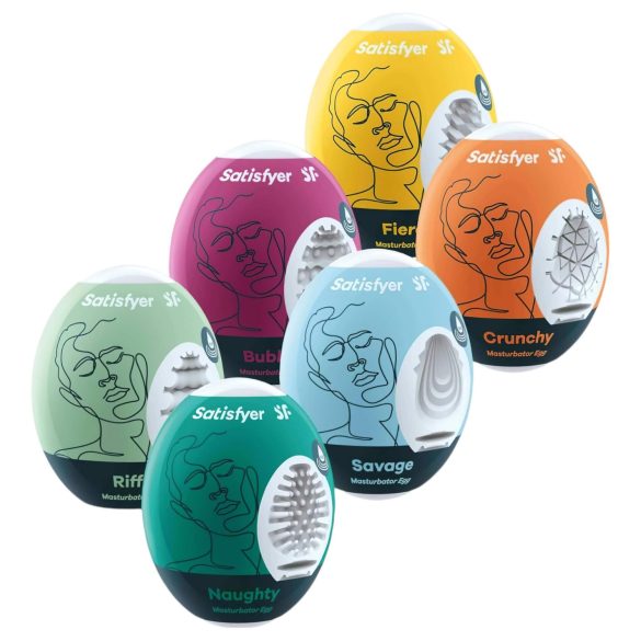 Satisfyer Egg masturbators komplekts 6 gab