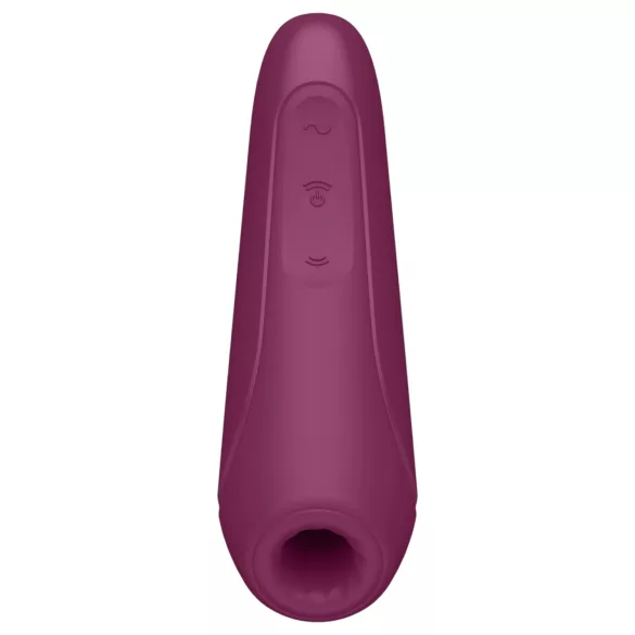 Satisfyer Curvy 1+ - klitora stimulators ar gaisa viļņiem sarkans