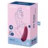 Satisfyer Curvy 1+ - gudrs gaisa stimuls klitoram (sarkans)