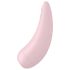 Satisfyer Curvy 2+ - gudrs gaisa viļņu klitora stimulators (rozā)