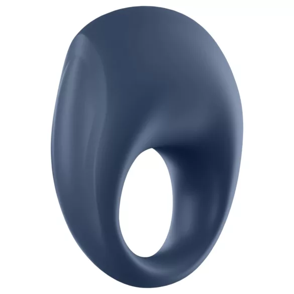 Satisfyer Strong One - lietotnes vadāms vibrējošs dzimumlocekļa gredzens vīriešiem (zils)