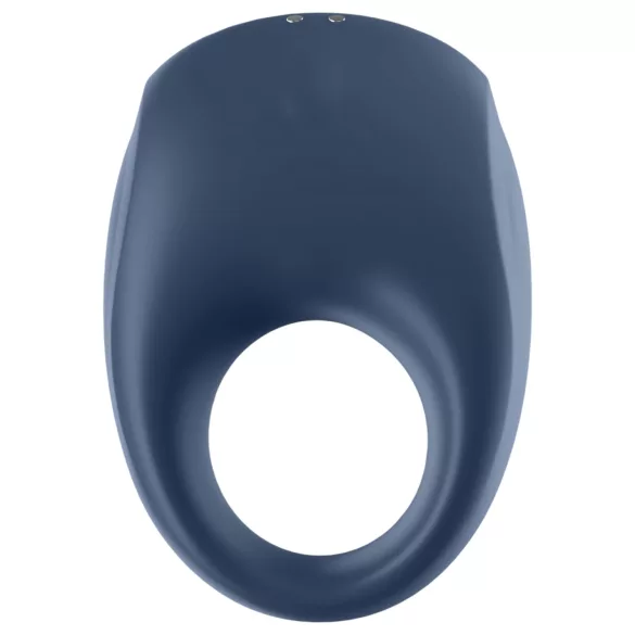 Satisfyer Strong One - lietotnes vadāms vibrējošs dzimumlocekļa gredzens vīriešiem (zils)