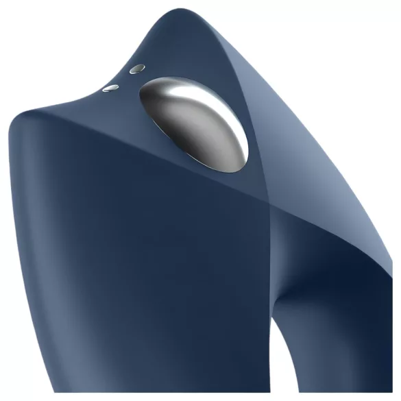 Satisfyer Royal One - vīriešu vibrējošais erekcijas gredzens zils