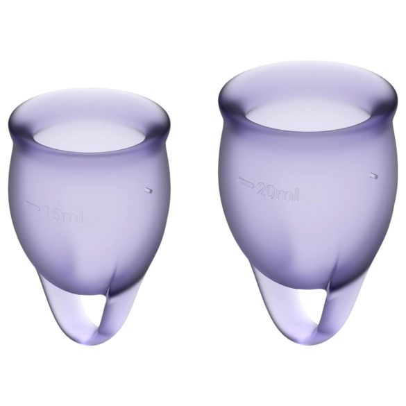 Satisfyer Feel Confident - Menstruālā kausiņu komplekts (violets)