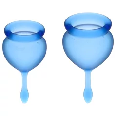 Satisfyer menstruālā piltuve komplekts 2 gab zila