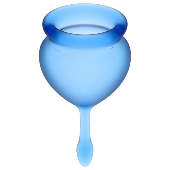 Satisfyer menstruālā piltuve komplekts 2 gab zila