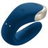 Satisfyer Double Love - inteliģents pāru vibrators (zils)