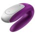 Satisfyer pāra vibrators ar tālvadību violets