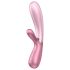 Satisfyer Hot Lover - vibrators ar sildīšanas funkciju rozā