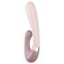Satisfyer Heat Wave – gudrais, sildošais vibrators ar rokturi (bēšs)