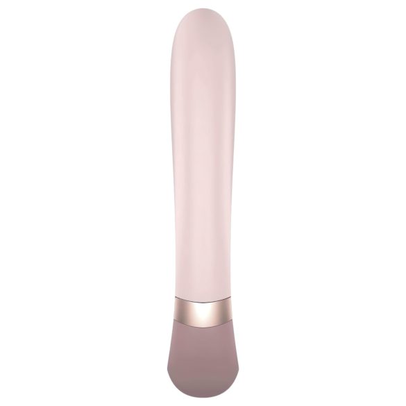 Satisfyer Heat Wave - gudrs, sildošs, elastīgs vibrators (bēšs)