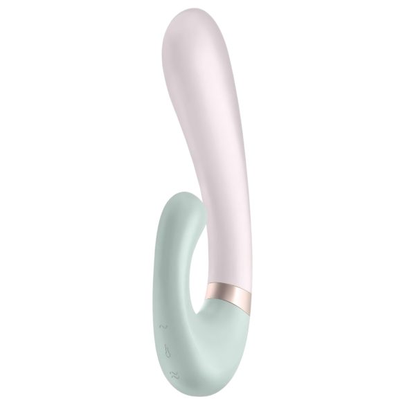 Satisfyer Heat Wave - viedais, uzsilstošais vibrators ar roku (piparmētra)