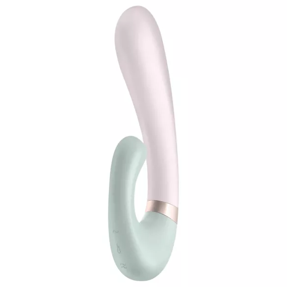 Satisfyer Heat Wave - sieviešu vibrators ar sildošu funkciju, menta krāsā