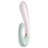Satisfyer Heat Wave - viedais, uzsilstošais vibrators ar roku (piparmētra)