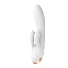  Satisfyer Double Flex - vibrators klitoram un iekšējai stimulācijai balts