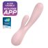 Satisfyer Mono Flex - gudrs ūdensizturīgs vibrators (rozā)