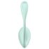 Satisfyer Gludais Zieds - viedā vibrācijas ola (zaļa)