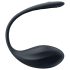 Satisfyer Ribbed Petal - tālvadības vibrācijas ola (melna)