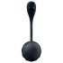 Satisfyer Ribbed Petal - tālvadības vibrācijas ola (melna)