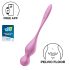 Satisfyer Love Birds 1 - gudrā, vibrējošā geiša bumbiņa (rozā)