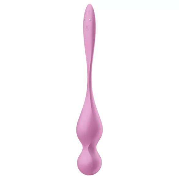 Satisfyer Love Birds 1 - lietotnes vadāmas vibrējošās geišas bumbiņas (rozā)