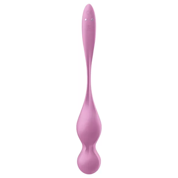 Satisfyer Love Birds 1 - lietotnes vadāmas vibrējošās geišas bumbiņas (rozā)