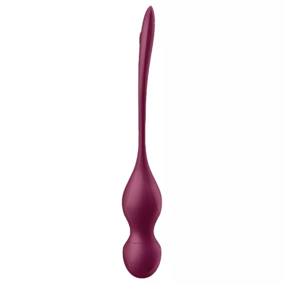 Satisfyer Love Birds Vary - lietotnes vadāmas vibrējošās geišas bumbiņas (sarkanas)