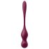 Satisfyer Love Birds Vary - gudra, maināma Geiša bumbiņa (sarkana)