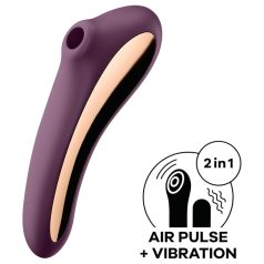   Satisfyer Dual Kiss - 2in1 vibrators klitoram un vagīnai, violets