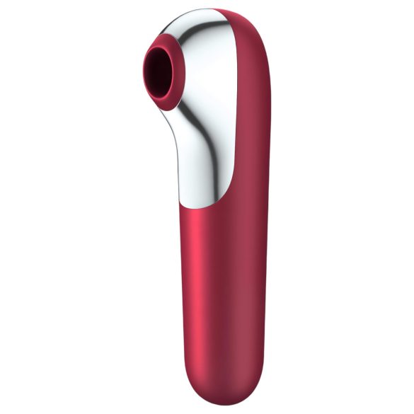 Satisfyer Dual Love - inteliģentais maksts un klitora vibrators (sarkans)