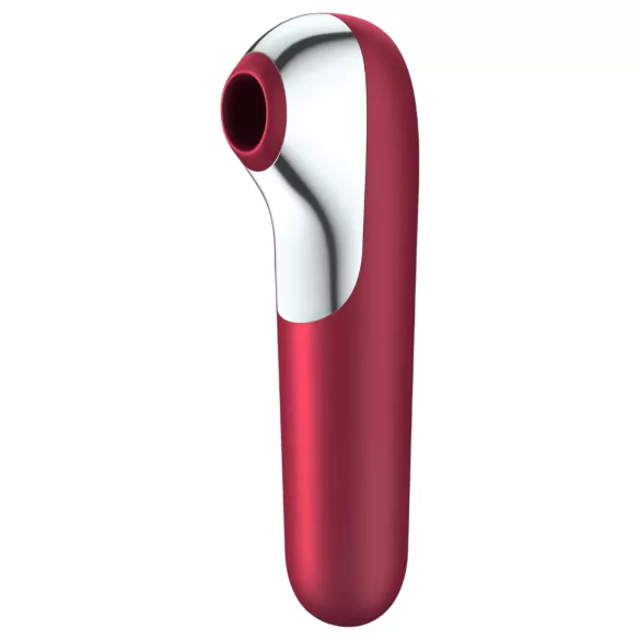 Satisfyer Dual Love - klitora un maksts vibrators ar Bluetooth, sarkans