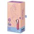 Satisfyer Dual Love - inteliģentais maksts un klitora vibrators (sarkans)