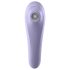 Satisfyer Dual Pleasure - gudrais 2in1 gaisa viļņu vibrators (violets)