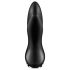 Satisfyer Rotator Plug 1 - ar pērlītēm rotāts anālais vibrators (melns)