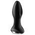Satisfyer Rotator Plug 2 - pērļu anālais vibrators (melns)