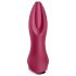 Satisfyer Rotator Plug 2 - uzlādējams, pērļains anālais vibrators (sarkans)