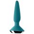 Satisfyer Plug-ilicious 1 - inteliģents anālais vibrators (zaļš)