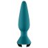 Satisfyer Plug-ilicious 1 - inteliģents anālais vibrators (zaļš)