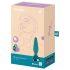 Satisfyer Plug-ilicious 1 - inteliģents anālais vibrators (zaļš)
