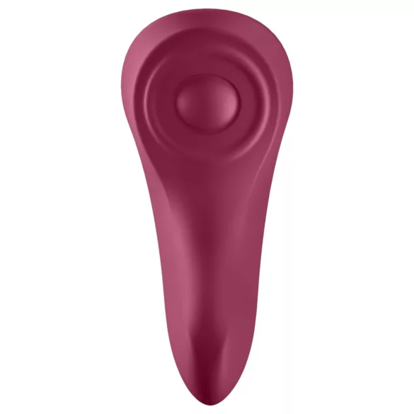 Satisfyer Sexy Secret - valkājams, ar lietotni vadāms biksīšu vibrators (sarkans)