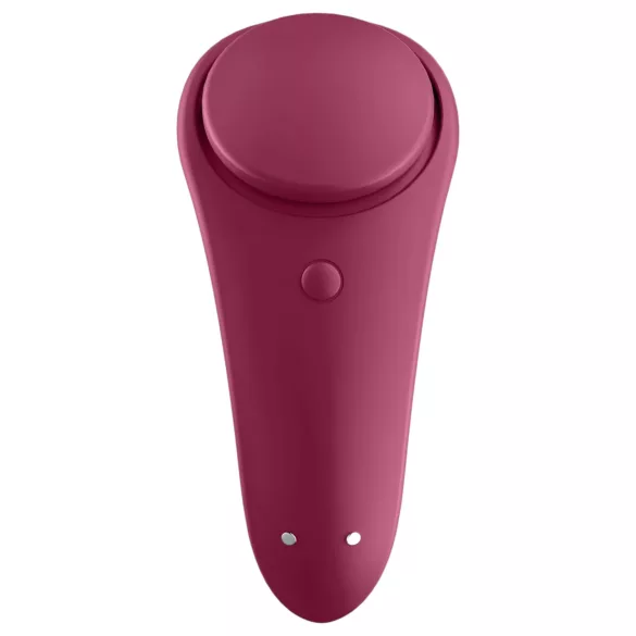 Satisfyer Sexy Secret - valkājams, ar lietotni vadāms biksīšu vibrators (sarkans)