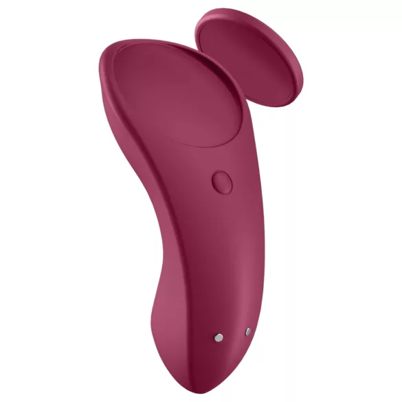 Satisfyer Sexy Secret - valkājams, ar lietotni vadāms biksīšu vibrators (sarkans)