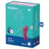 Satisfyer Sexy Secret - gudrais ūdensizturīgais biksīšu vibrators (sarkans)