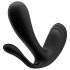 Satisfyer Top Secret Plus - gudrais 3 zaru vibrators (melns)