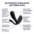 Satisfyer Top Secret Plus - gudrais 3 zaru vibrators (melns)
