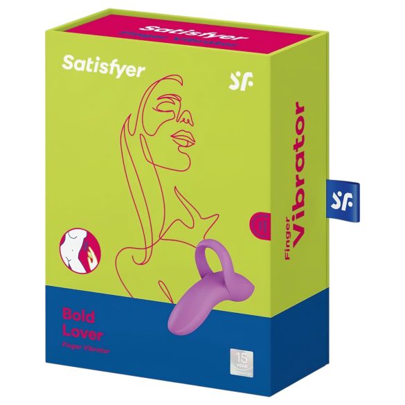 Satisfyer Bold Lover - akumulatora ūdensizturīgs pirksta vibrators rozā