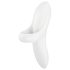 Satisfyer Bold Lover - uzlādējams, ūdensizturīgs pirkstu vibrators (balts)