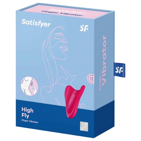 Satisfyer High Fly - klitora vibrators, uzlādējams, ūdensizturīgs, rozā