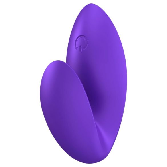 Satisfyer pirkstu vibrators uzlādējams ūdensizturīgs violets