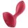 Satisfyer Backdoor Lover - uzlādējams, ūdensizturīgs anālais vibrators (sarkans)